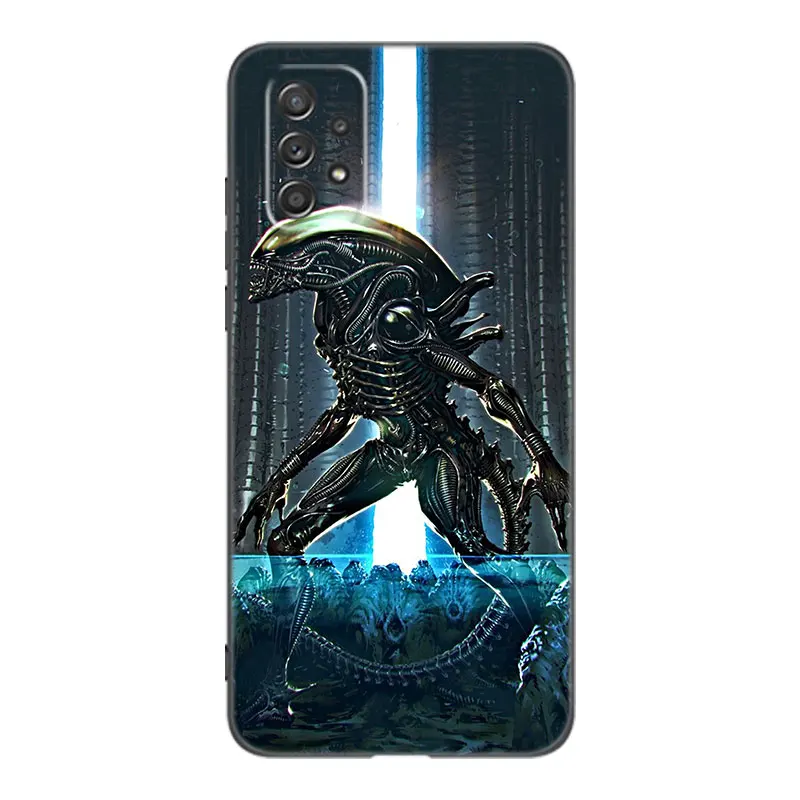 Alien Predator Phone Case For Samsung A13 A22 A24 A32 4G A23 A25 A34 A35 A52S A53 A54 A55 A73 5G A12 A14 A15 A31 A33 A50 A51 A72