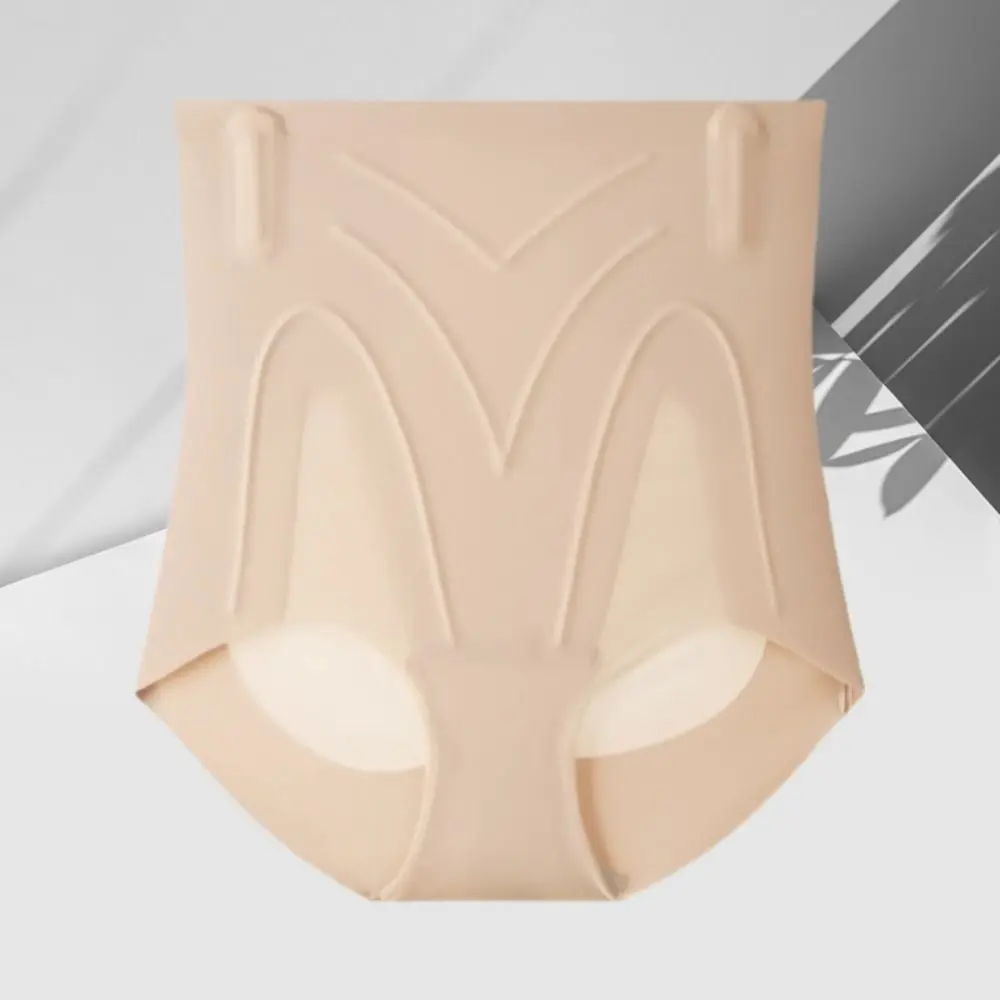 Faja moldeadora de cuerpo posparto de cintura alta, bragas de Color sólido con entrepierna de seda Mulberry, ropa interior sin costuras, entrenador de cintura