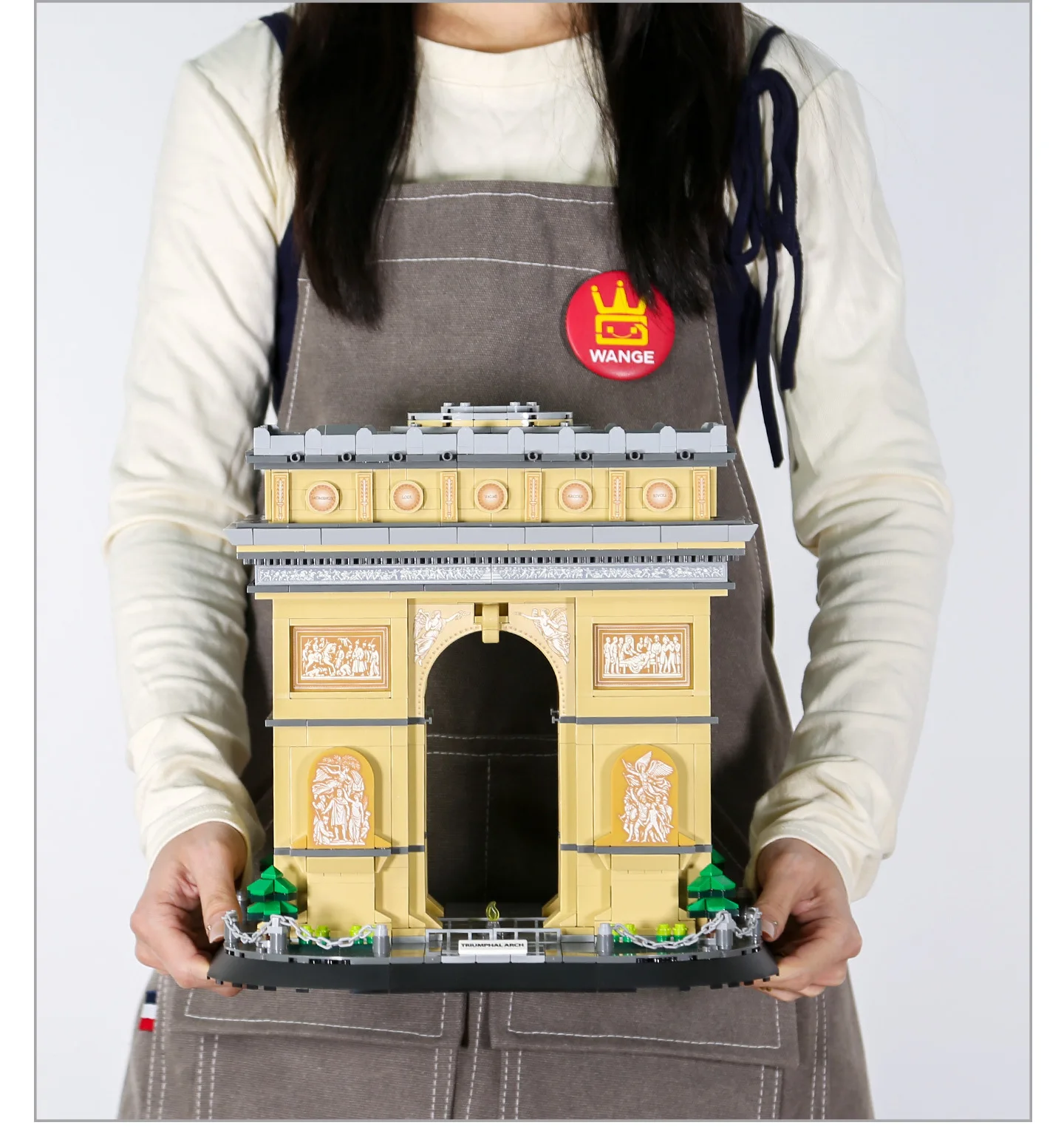 

World architecture model ornaments Arc de Triomphe in Paris, France building blocks for boys to assemble educational toys