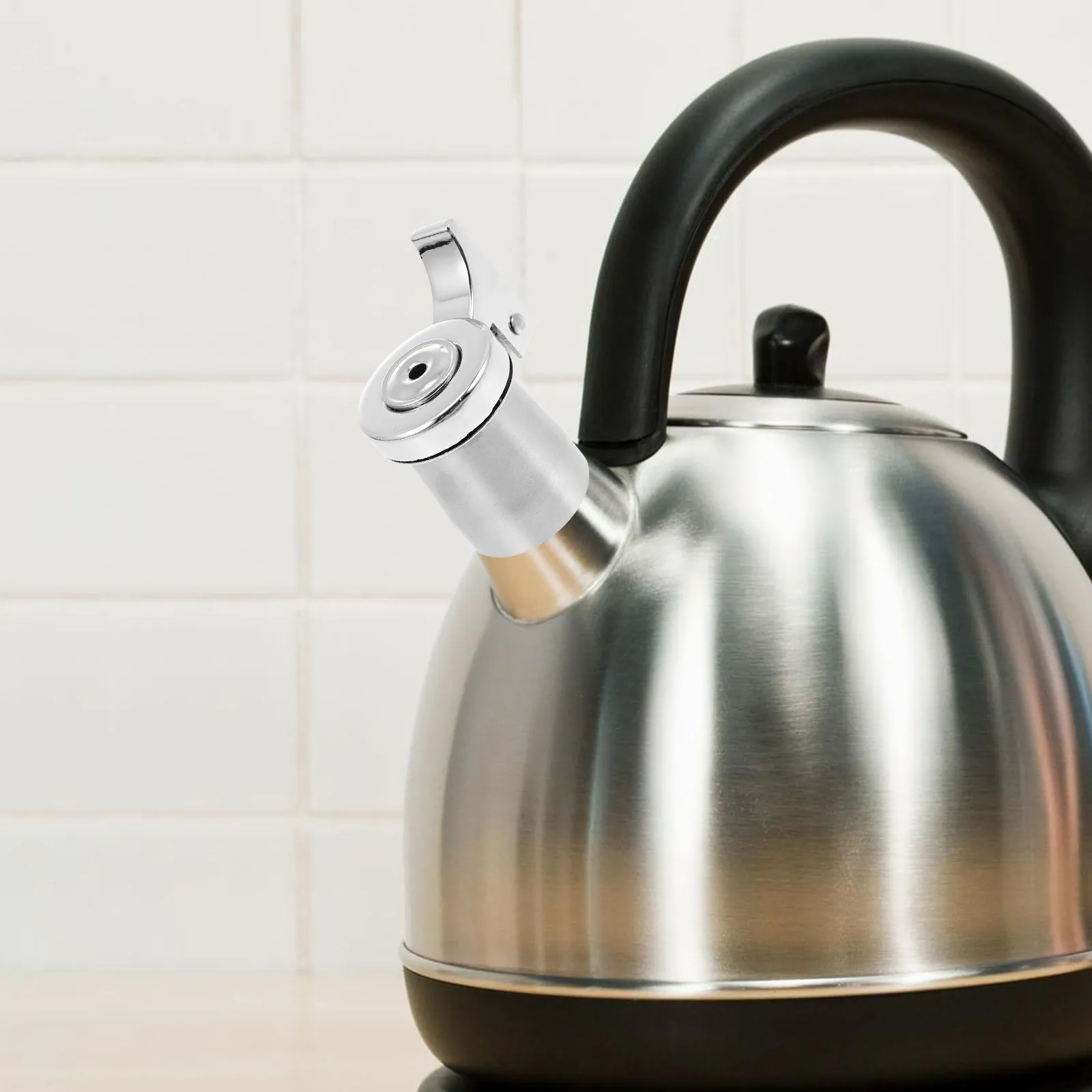 Stainless Steel Whistling Kettle Spout Replacement Loud Alarm Sound Spout for Tea Kettle Water Boiler Kitchen Appliance