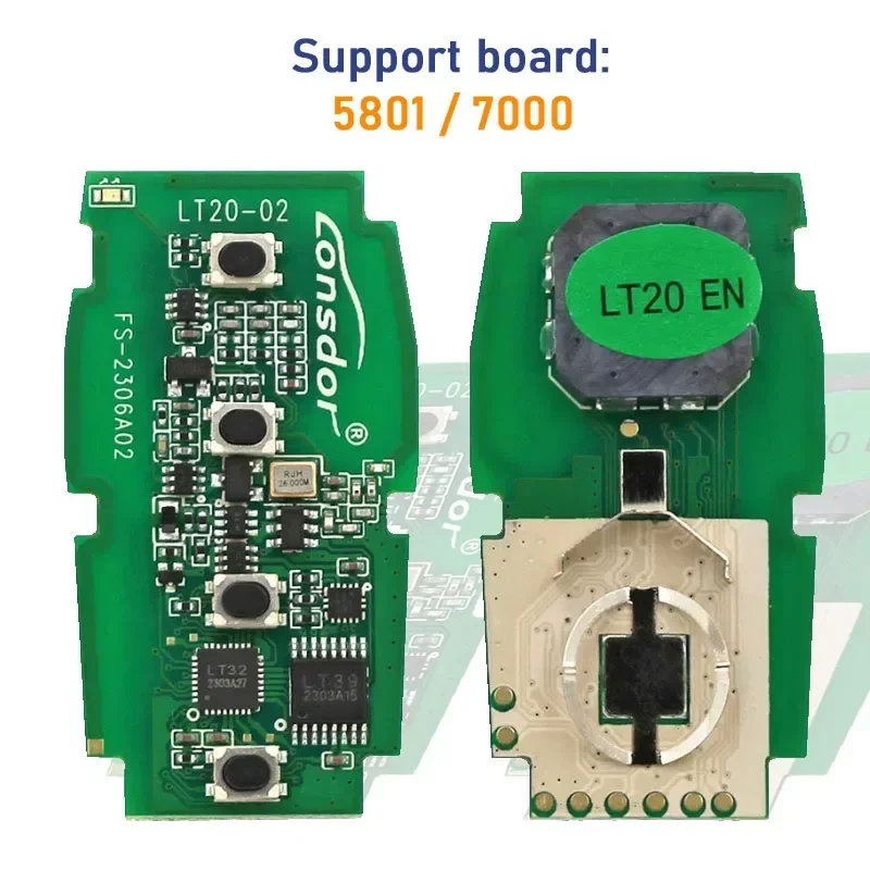 Lonsdor LT20 Smart Key 312-434 МГц 8A + 4D BA чип для Toyota и Lexus Поддержка K518 K518ISE KH100 + универсальная печатная плата
