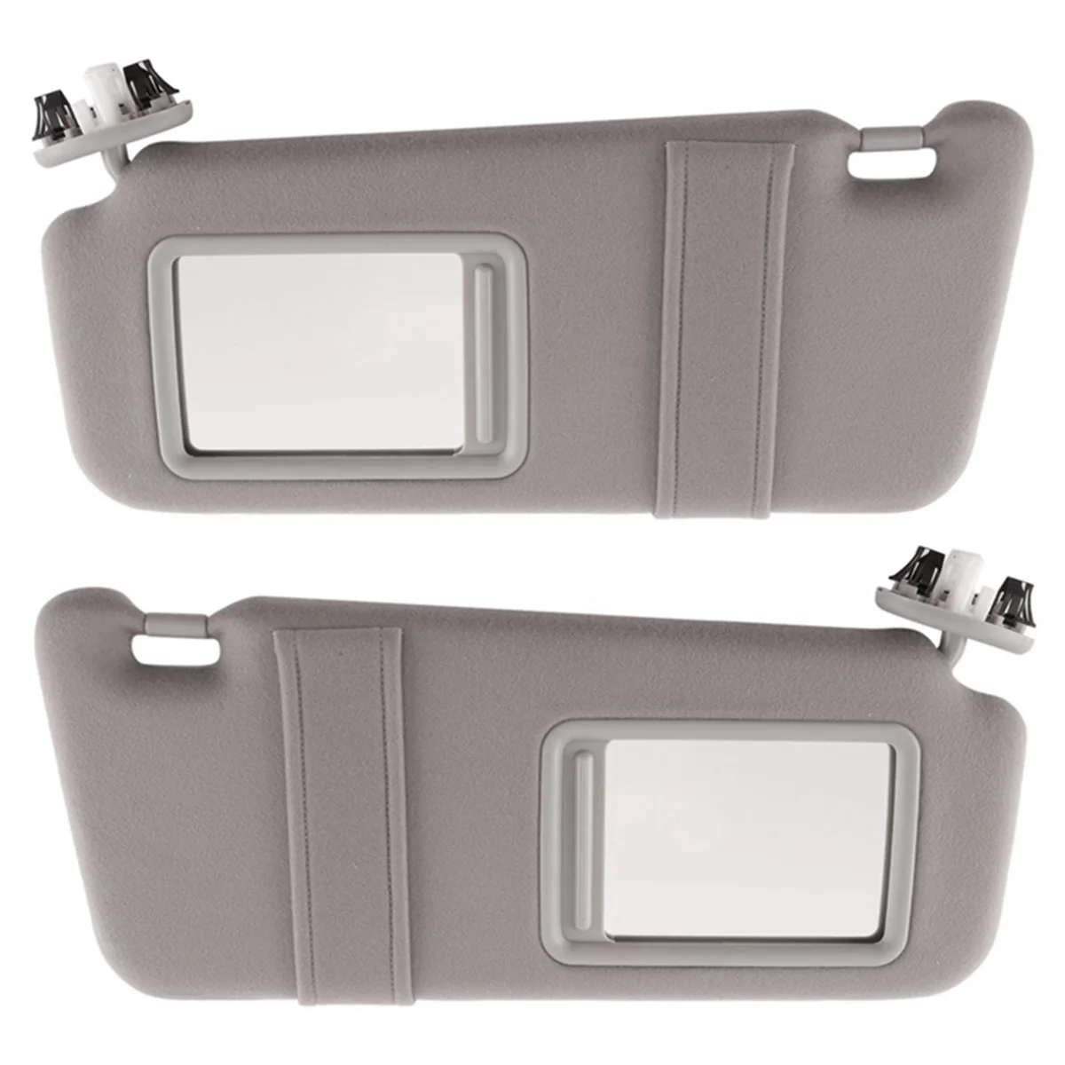 Automobile Front Sun Visor Sunshade with Vanity Mirror for 2007-2011 74310-06770-B0 74320-06800-B0