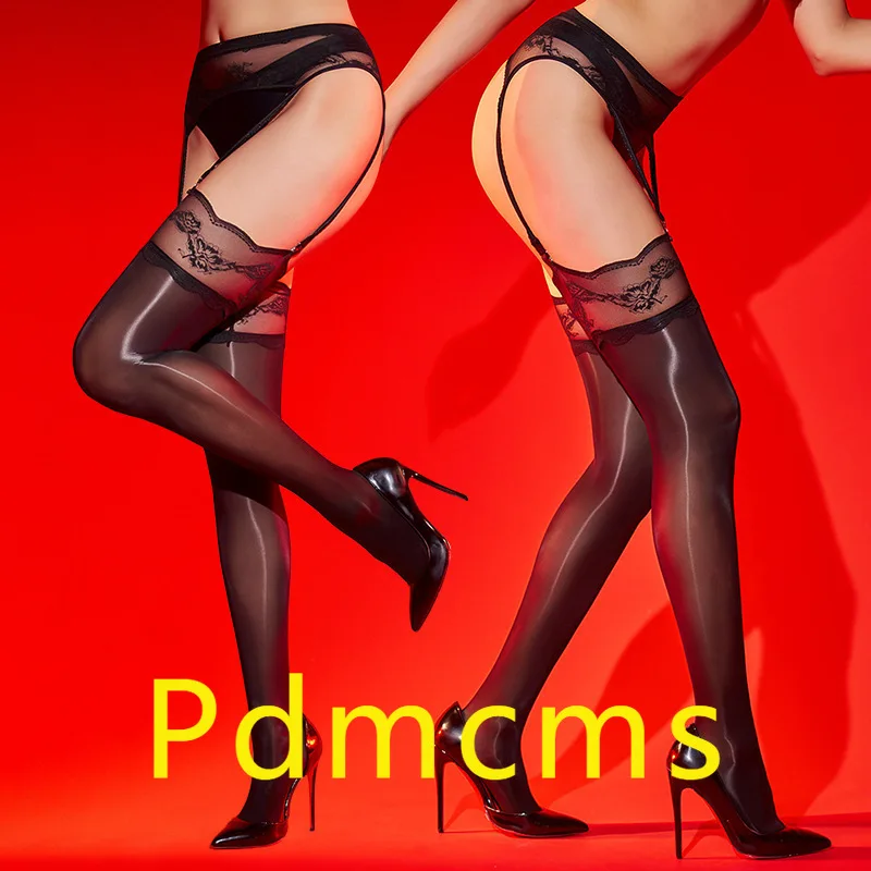 

2025 new XHN1019 long tube integrated lace hollow open stockings lace sexy underwear men and women with the same suspender socks