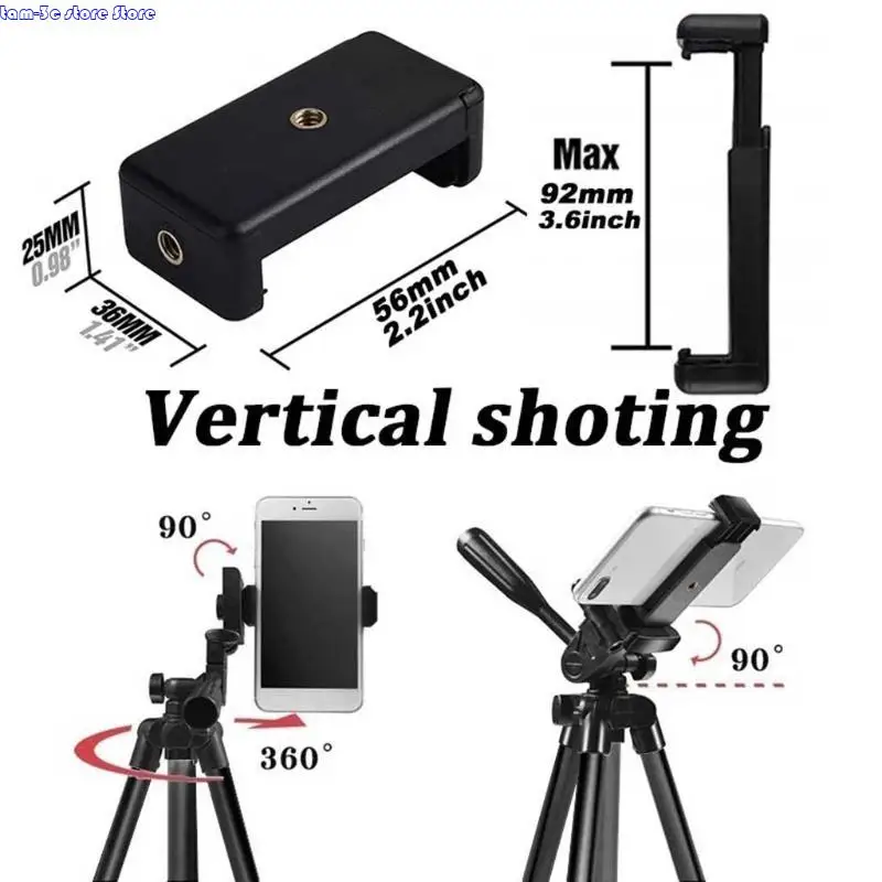 D0UA Гибкий штатив Стенд портатив для компьютерной конференции VLOG 360 °/90 ° вращается