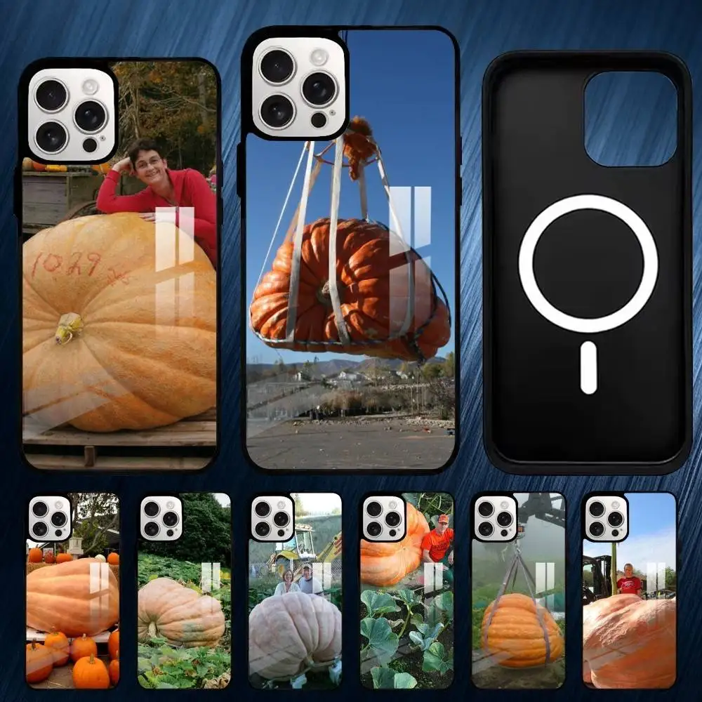 

Giant Pumpkin Phone Case For iPhone 17,16,15,14,13,12,11,Plus,Pro,Max Magsafe Magnetic Wireless Charging