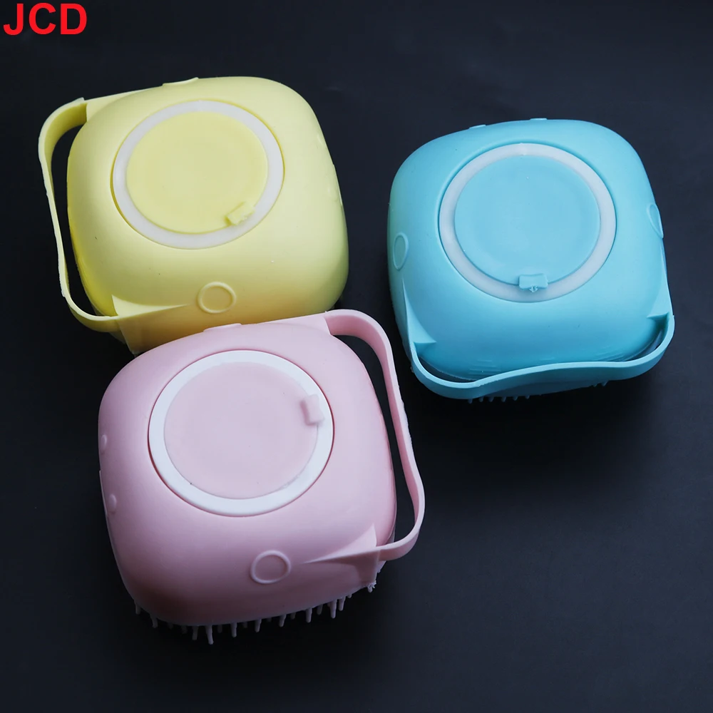 JCD Back Massager Dead Skin Remover Bathing Tools Silicone Body Scrub Exfoliating Shower Brush Bath Exfoliator Skin Cleaner