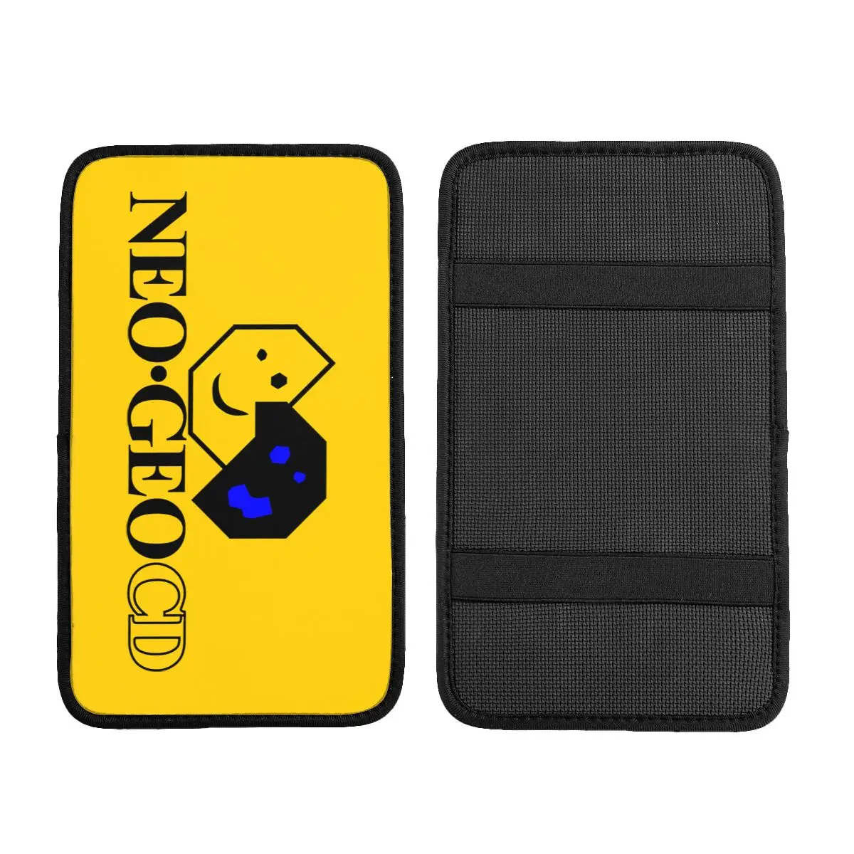 Custom Neo Geo Logo Center Console Pad Box Neogeo Arcade Game Car Armrest Cover Box Universal Interior Cushion Storage Box