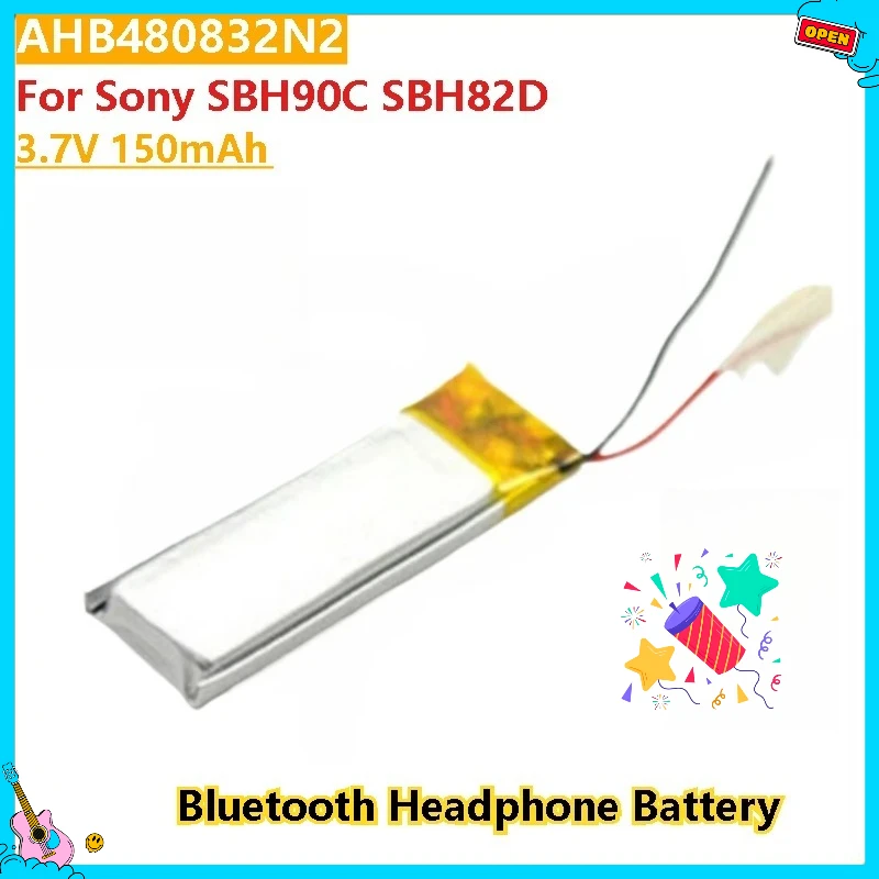 

AHB480832N2 3.7V 150mAh Battery for Sony SBH90C SBH82D High Quality Bluetooth Headphone Battery