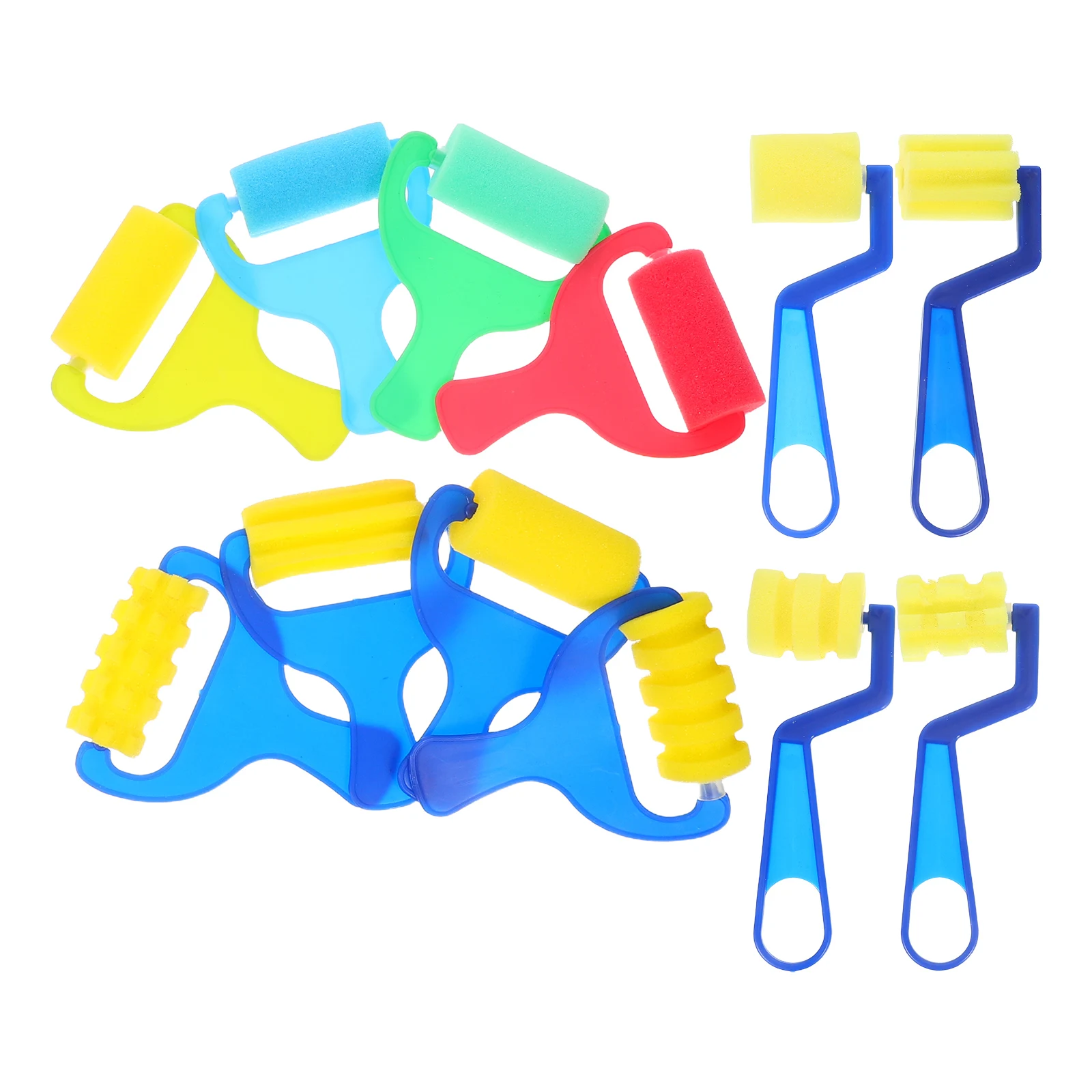 

12pcs Sponge Stamp DIY Painting Roller Kids Sponges Colorful Animal Applicator Supplies Easy Clean Creative Set Painting