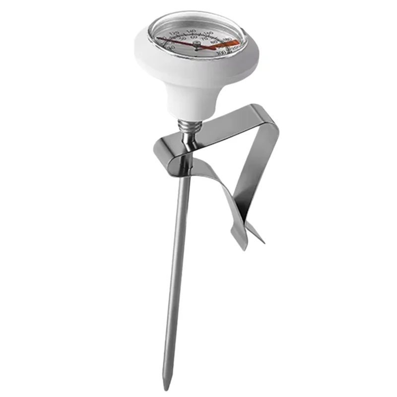 

A96I-Milk Foam Thermometer Pointer Thermometer Pour-Over Coffee Mechanical Thermometer Cafe Tool Kitchen Accessories