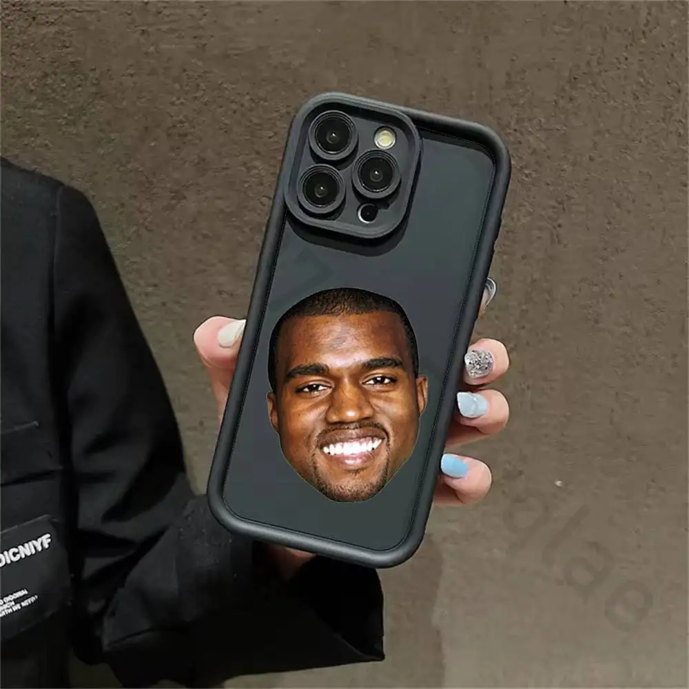 

Funny K-Kanye West Ye Phone Case For iPhone 11 13 17 15 12 14 Pro Max air Plus SE Soft Matte Cover