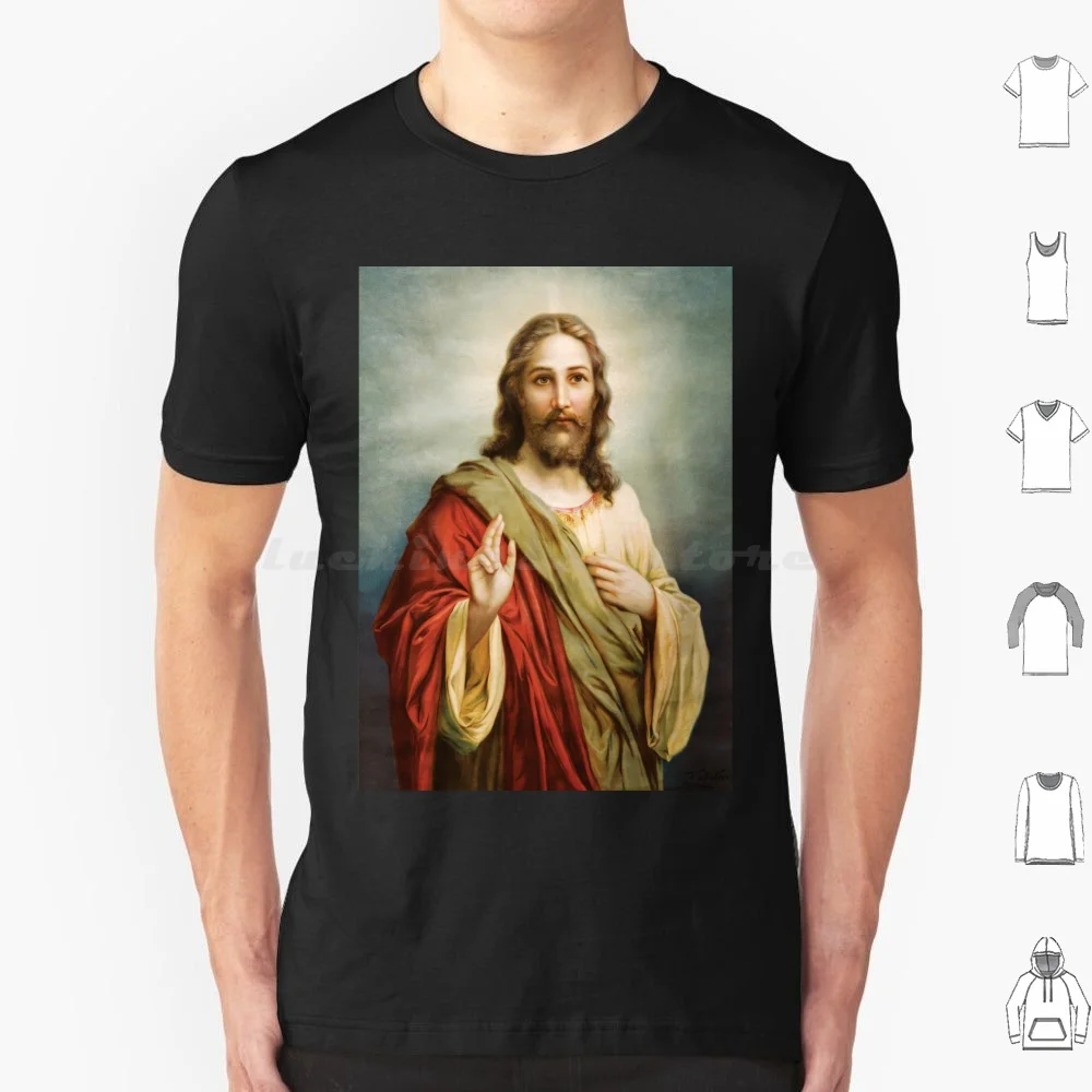 Jesus Christ Painting T Shirt Cotton Men Women DIY Print Jesus Christ God Christian Bible Faith Christianity Church Love Jesus