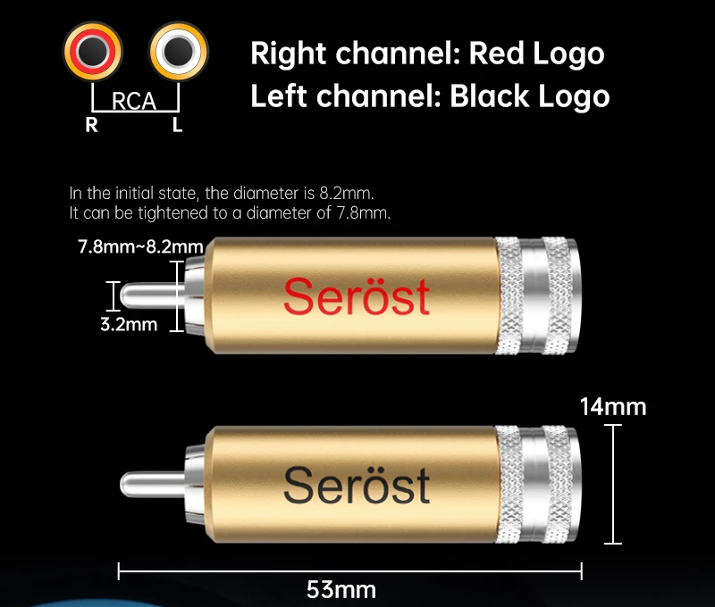 Serost Nebula HiEND Mps Zeus Legierungs-Silber-Verbundleiter RCA-Buchse Audiokabel für Leistungsverstärker und DAC-Signalverbindung – Detail 5