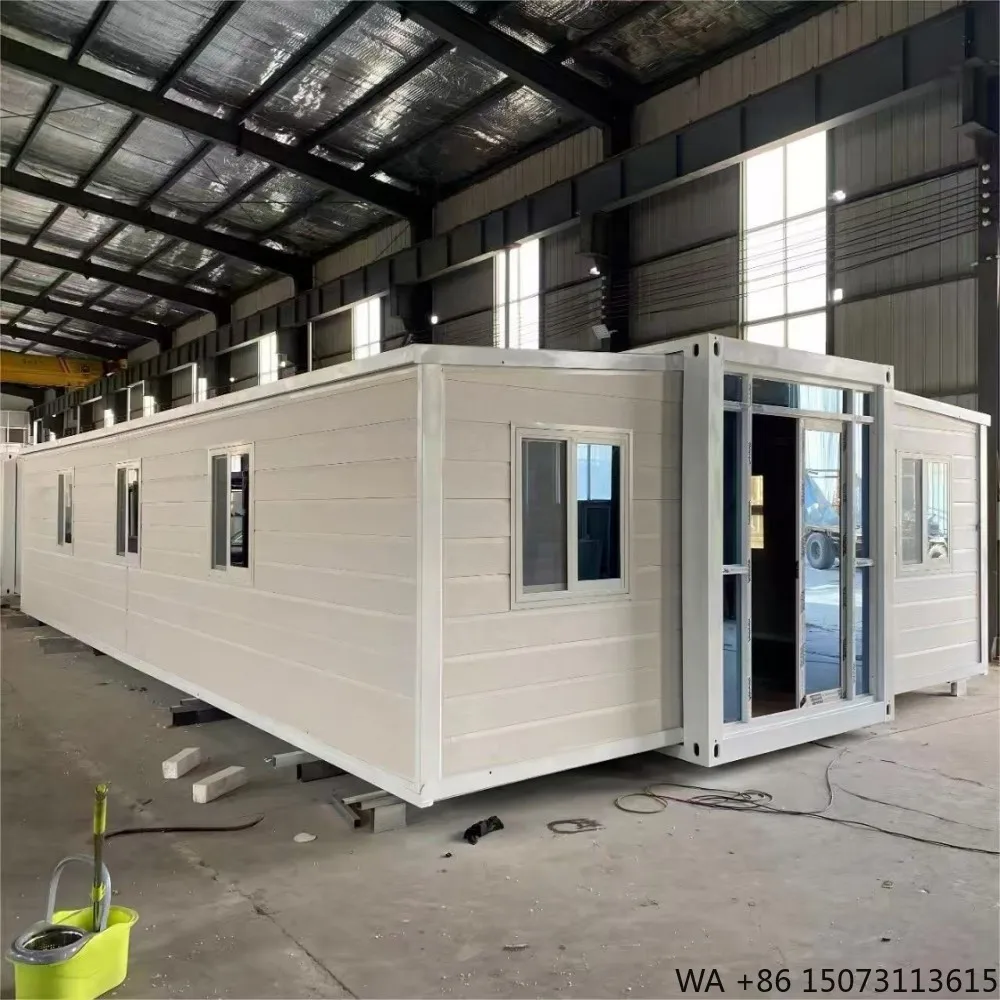 20ft 30ft 40ft Modular Container House Expandable Prefab Home2-4 Bedroom Steel Prefab Finish Self-Contain House