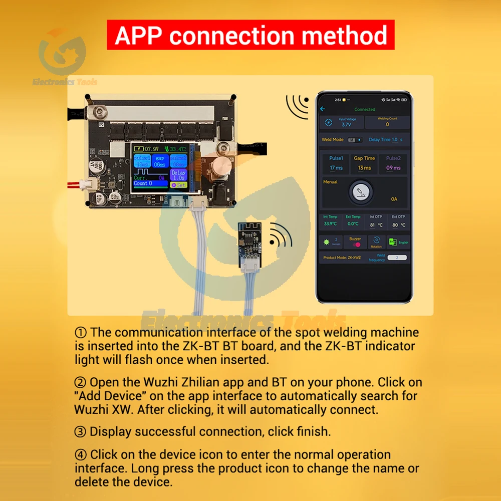 ZK-XW2 Portable Spot Welder Du - đánh giá và giá Diy Electronics Spot Welder