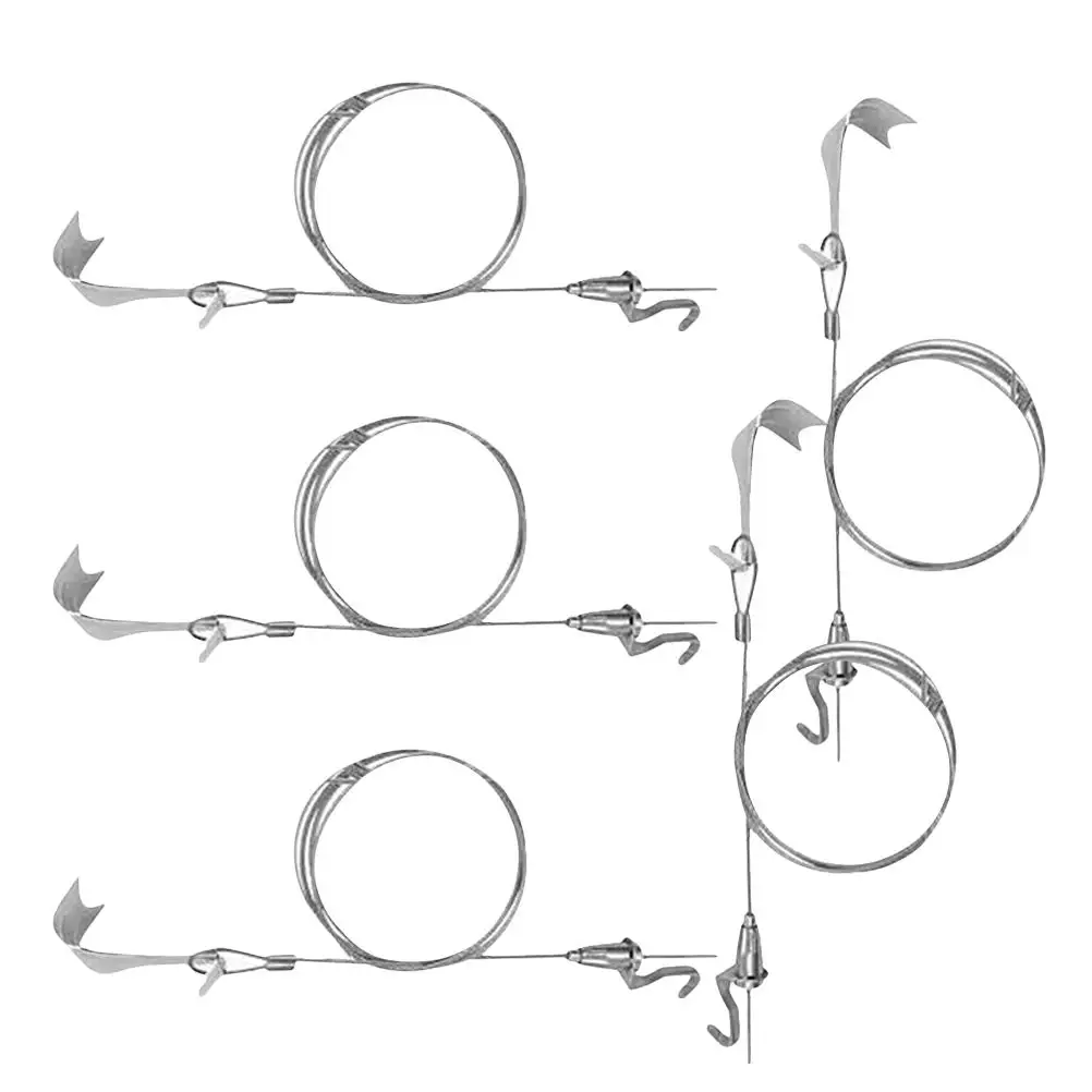 

5 Sets Picture Hanging Rope Kit Adjustable Length Heavy Duty Wire System Mirror Frame Hardware Steel Material Easy