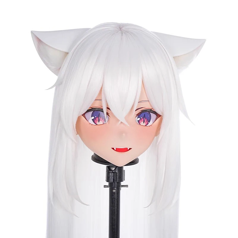 

Handmade Customize Full headband lock Doll Cartoon Character Kig Cosplay Kigurumi Mask Resin Japanese Anime Kigurumi Masks