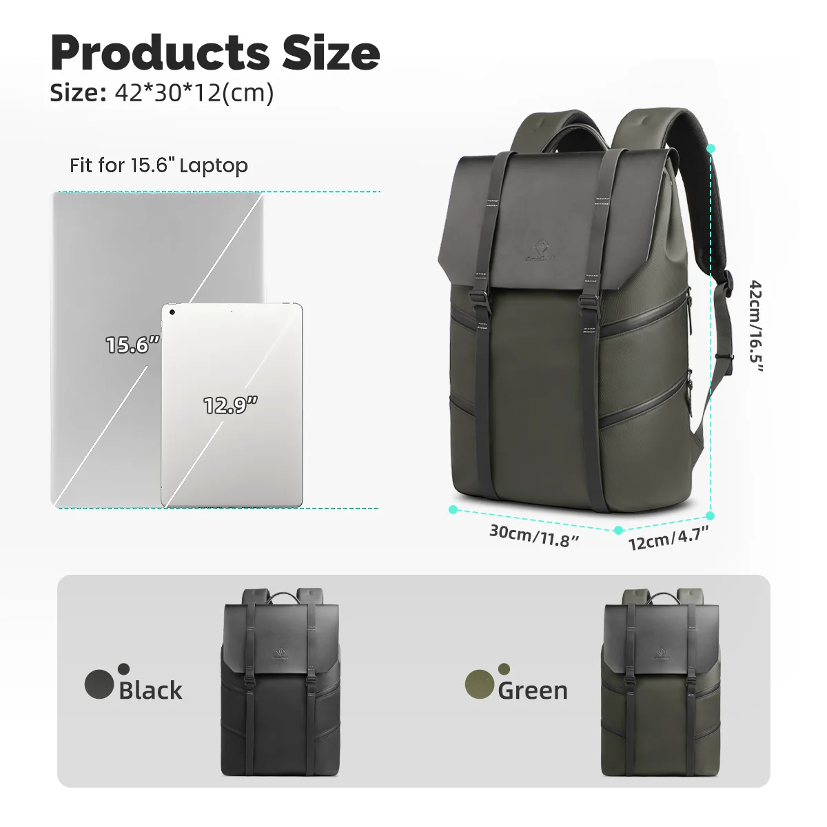 Heroic Knight Waterproof Business Backpack Fashion Work Laptop Backpack Breathable Travel Backpack Men Outdoor Sports Back Bags