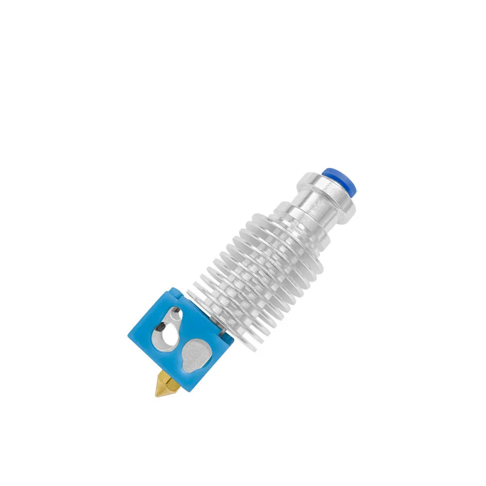 0.4mm Hot End Nozzle Print Head Assembly For FLSUN Q-S PRO For 3D Printer Blue Aluminum Heating Block Brass Extruder Component