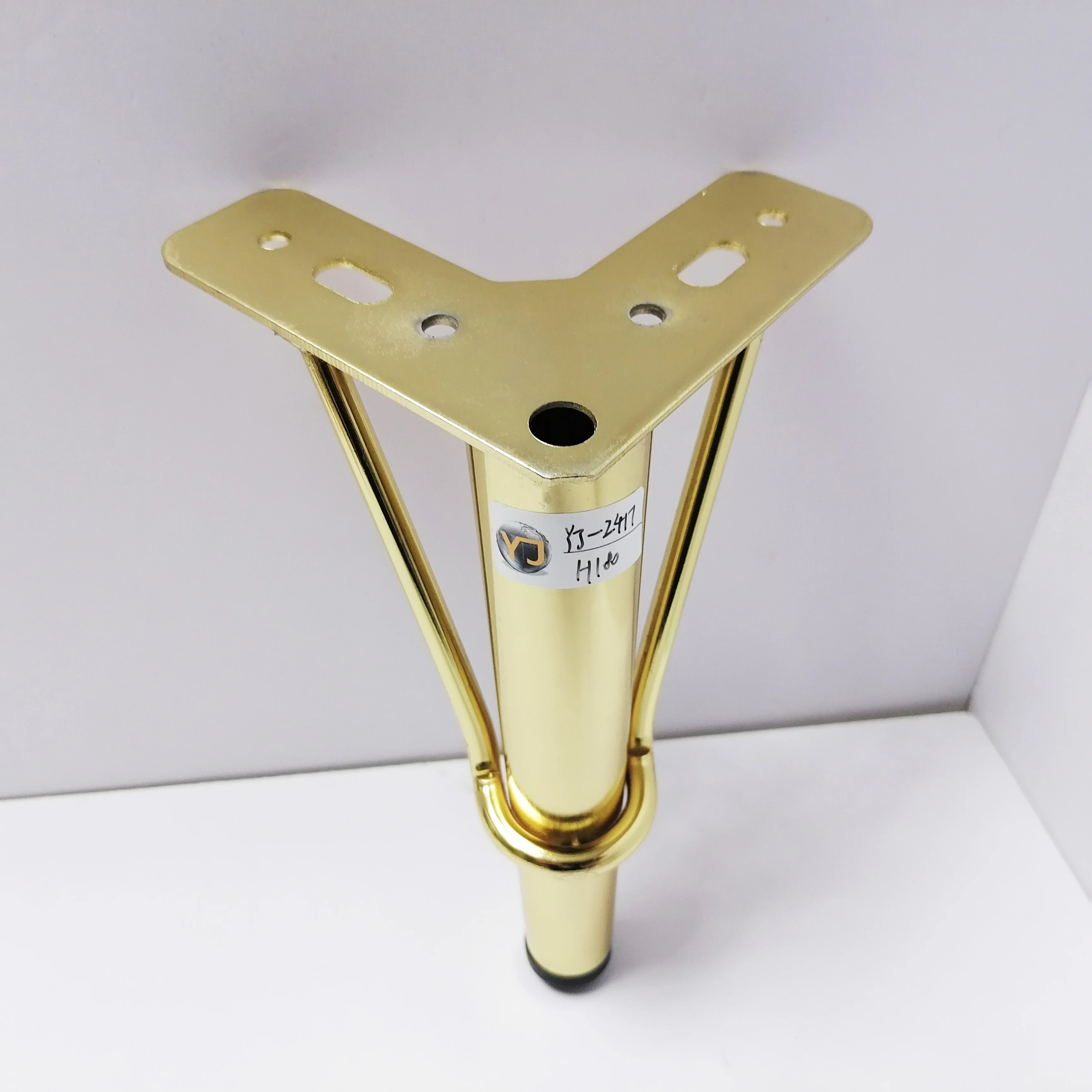 4pcs Luxury, beautiful, elegant metal corner table legs, fashionable metal corner golden sofa legs, living room