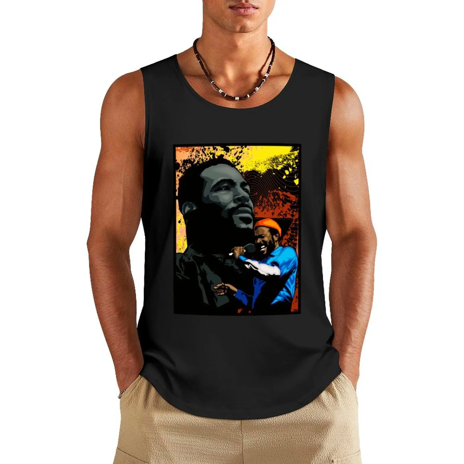 

MARVIN GAYE T-S Tank Top Gym t-shirt man t shirt gym gym clothing men