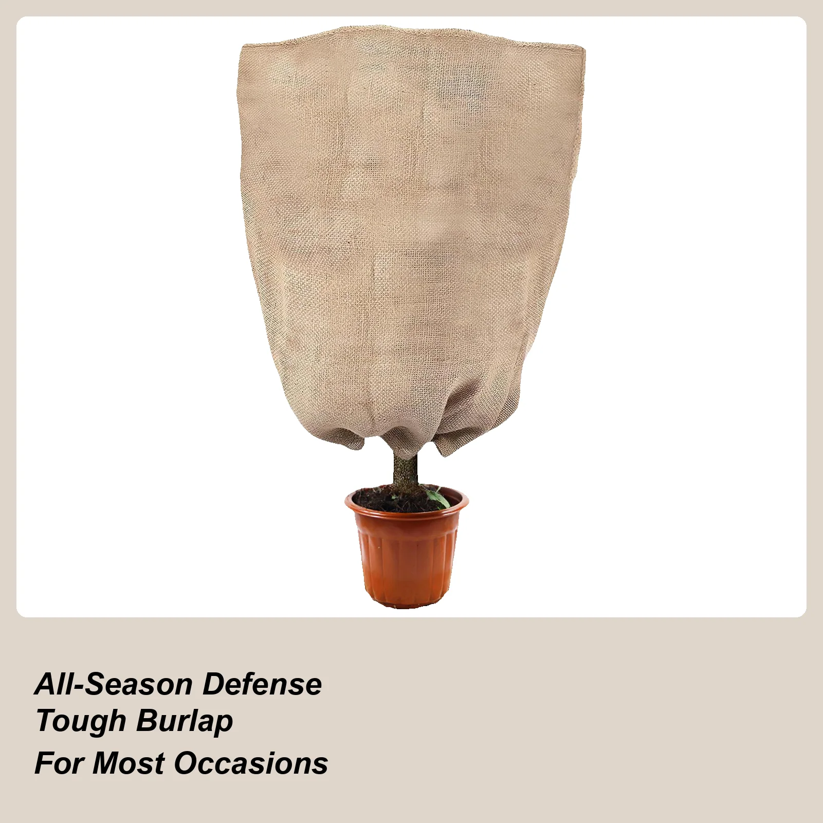 

Морозные тряпки для уличных растений, защита из мешковины с шнурком, морозные одеяла с шнурком для наружного сада, патио