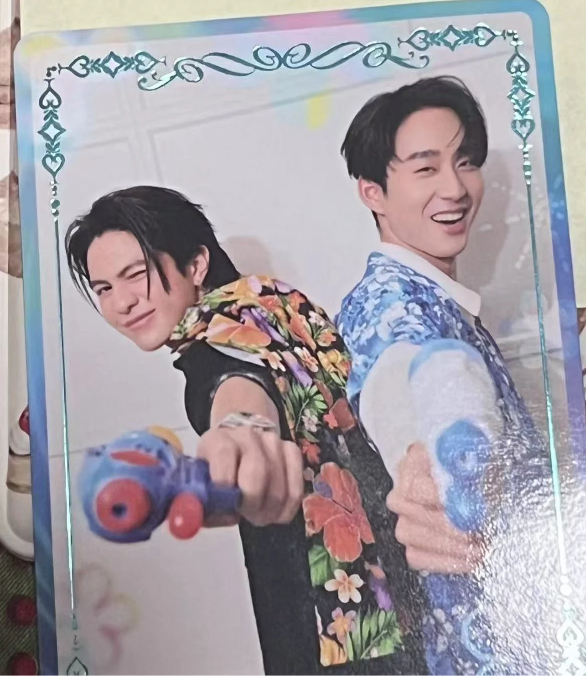 재고 있음 1개 태국 스타 Williamest 무작위 카드 Thame - 비트를 건너뛰는 Po Heart LYKN