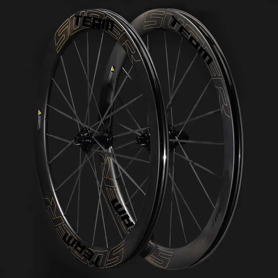 SUPERTEAM カーボンホイールセット UCI 承認カーボンリム 700C
