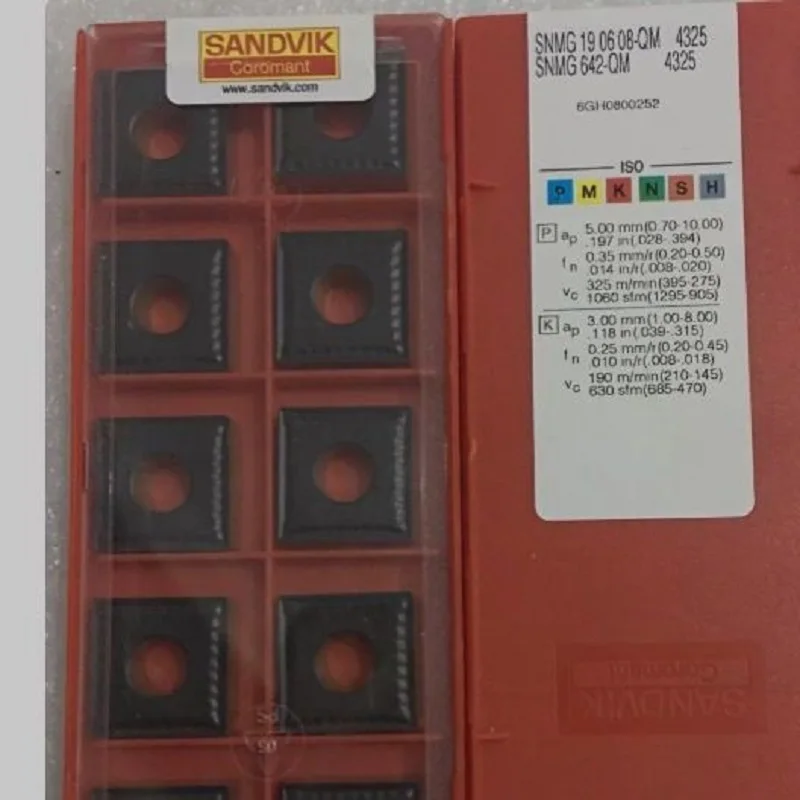 

Hard alloy cutting blades SNMG190608-QM 4325