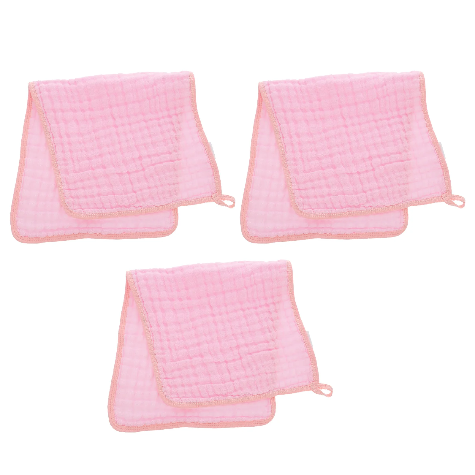 

3pcs Cotton Burp Cloth Newborn Towel Soft Baby Girl Boys Nursing Accessories Wear Resistant Foldable Drool Absorbent