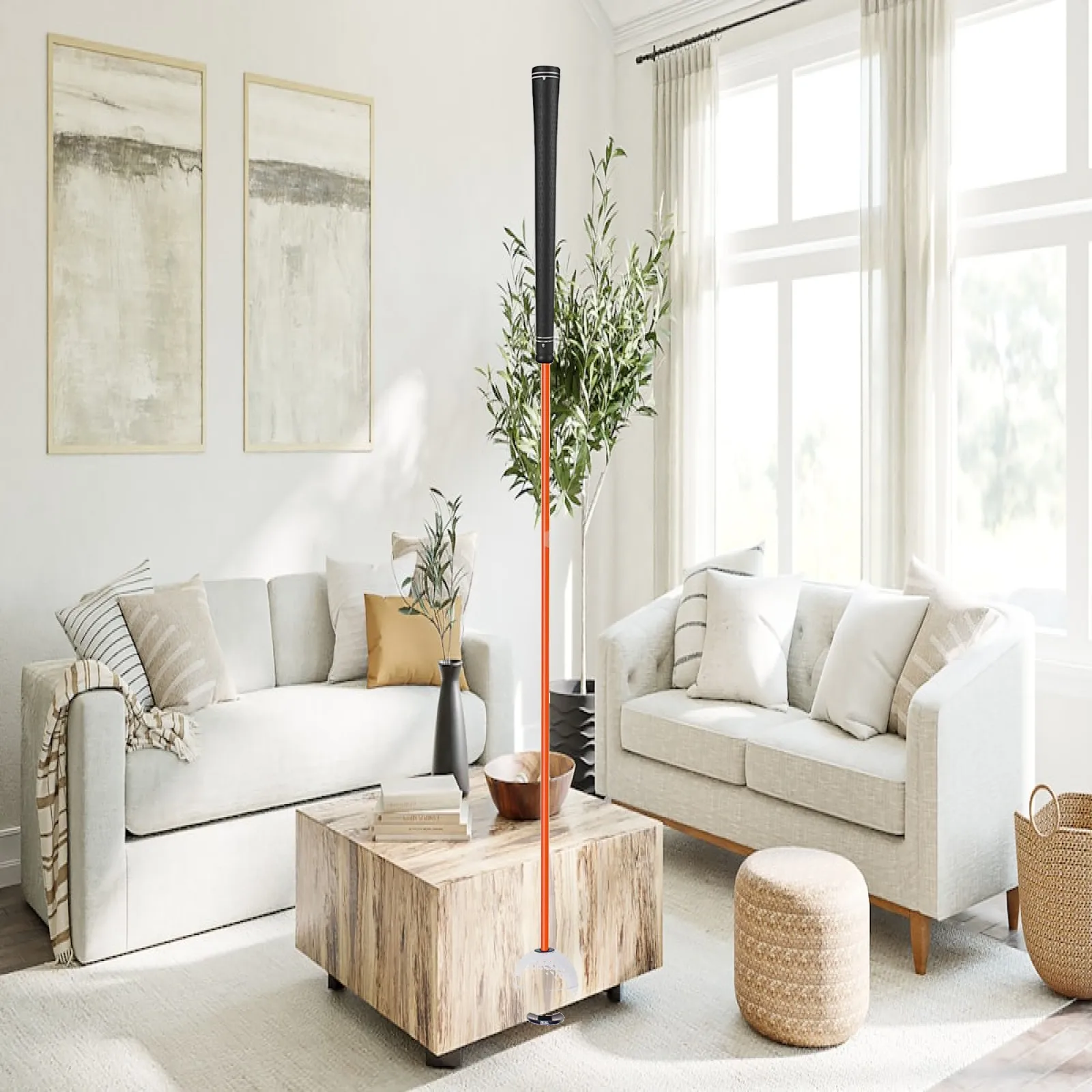 Entraîneur de swing de golf, correcteur de prise de club, bâton d'entraînement au tempo, accessoire sportif pour une pratique améliorée au jardin ou à la maison