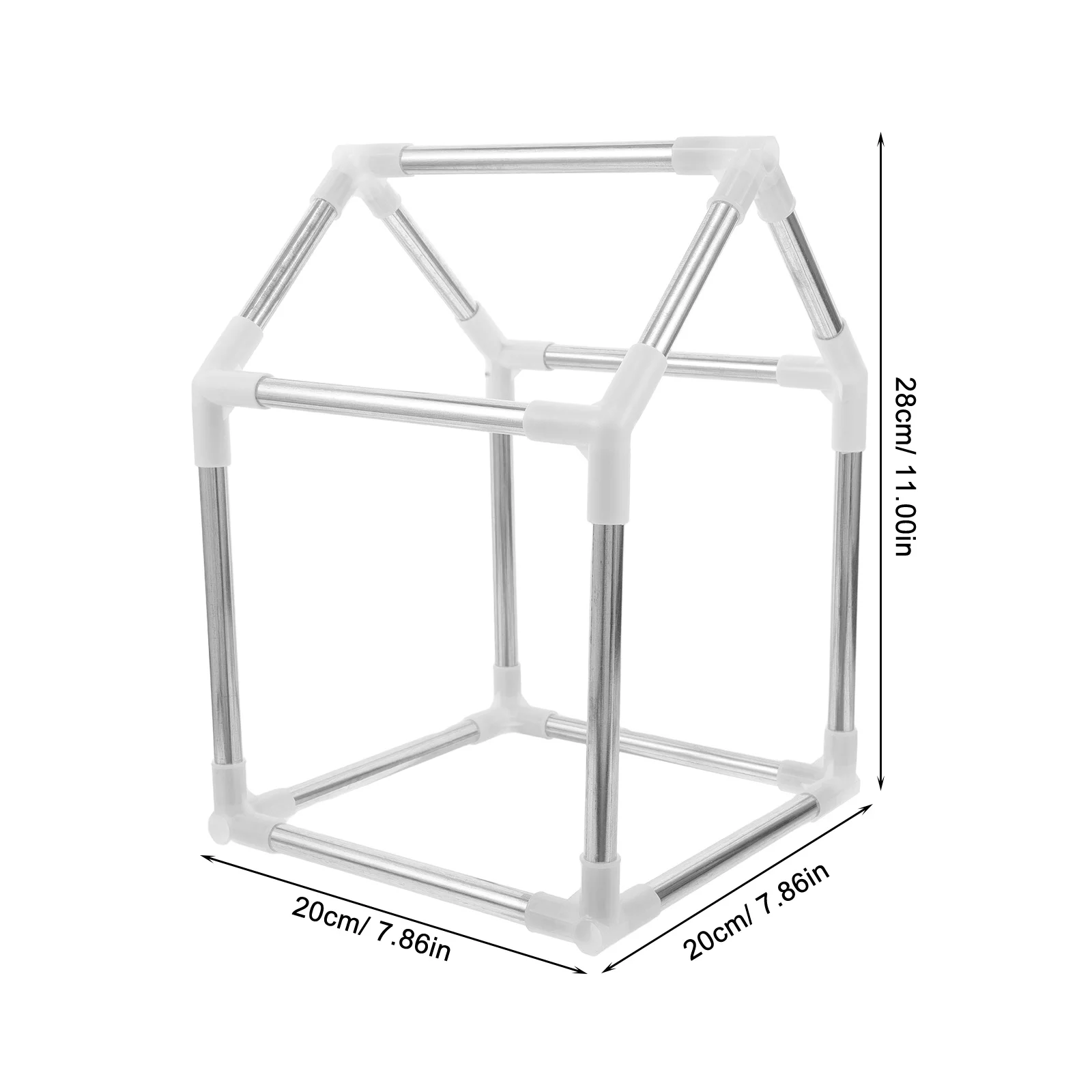 Mini casa quadro crianças tenda diy playhouse estrutura de metal interior ao ar livre pet pequena casa kit montagem diy jogar tenda quadro