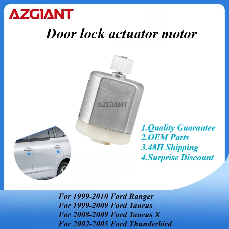 

AZGIANT Car door lock motor for 1999-2010 Ford Ranger/1999-2009 Ford Taurus/2008-2009 Ford Taurus X New high quality parts OEM