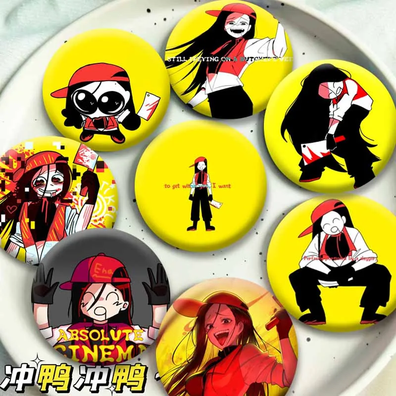 Butcher Vanity Album Cover Art Badge FLAVOR FOLEY Cartoon Idol Brooch on Backpack Clothes Round Enamel Pins Jewelry Accessories
