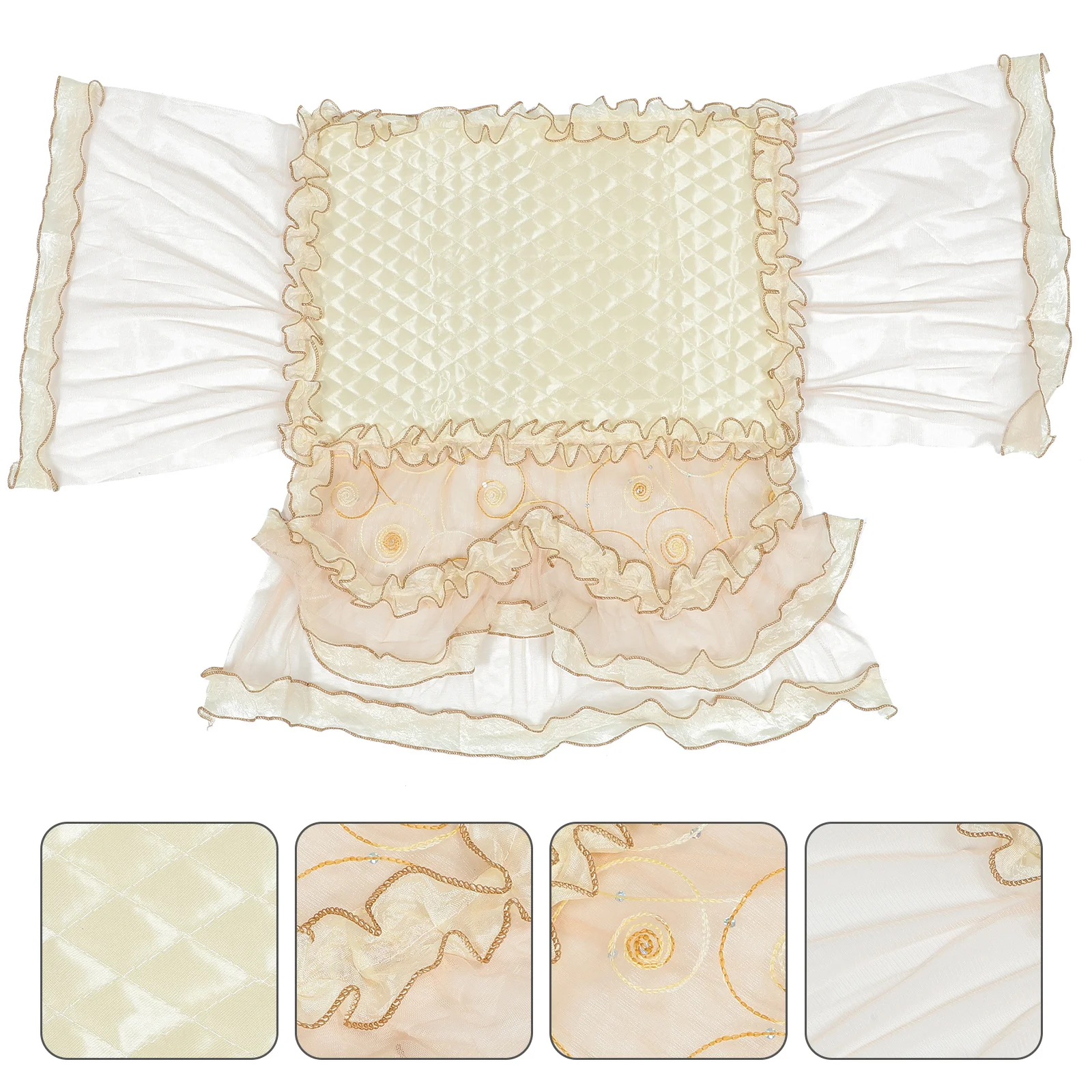 

1Pcs Oven Dust Cover Microwave Protector Polyester Material Waterproof Oil-Resistant Long-Lasting Fresh Kitchen Use