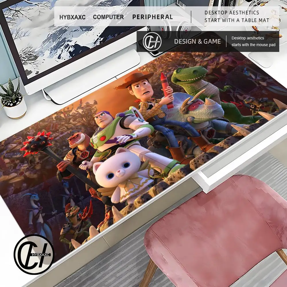 

80x30 MINISO ToyStory мультфильм HD печать игровой коврик для мыши компьютерный замок край натуральный каучук килимок для киберспорта большой коврик для мыши