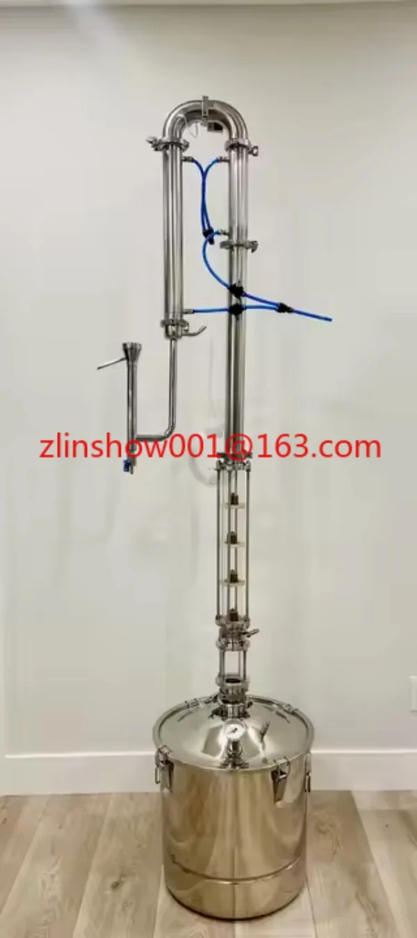 2in Crystal Distilling Tower Full Set for Vodka/gin/brandy/moonshine Distillers view 3