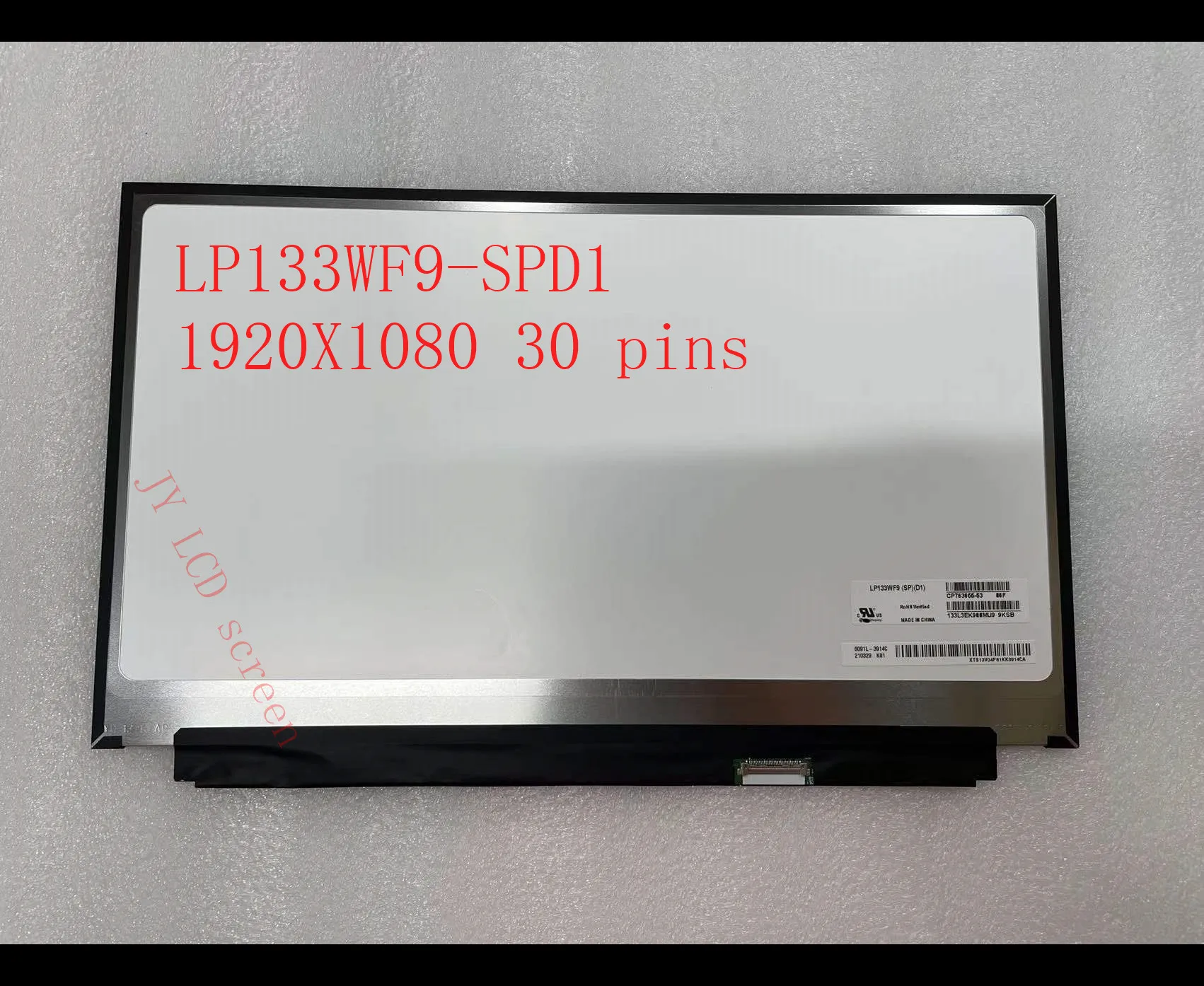 Matriz de painel de tela LCD para laptop de 13,3 polegadas LP133WF9-SPD1 LP133WF9 (SP) (D1) IPS FHD 1920*1080 30 pinos EDP