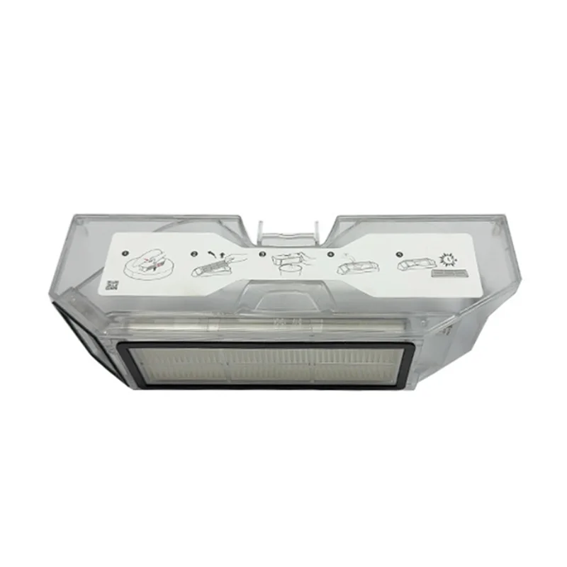 Abrw-caixa de poeira com filtros hepa para roborock p10pro robô aspirador de pó peças de reposição limpeza caixa de lixo