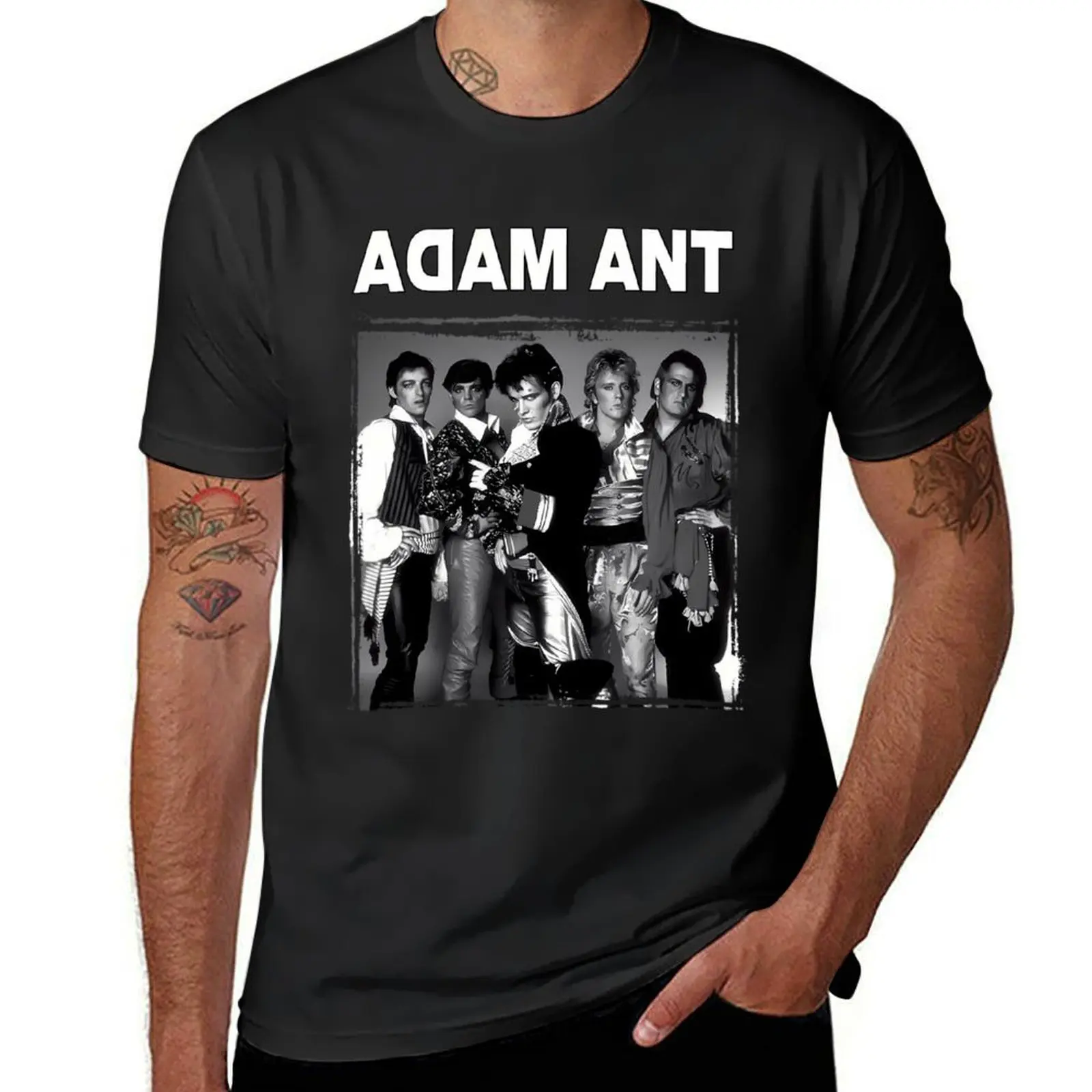 Adam Ant T-Shirt funnys vintage clothes mens plain t shirts