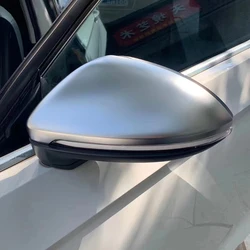 For VW Golf MK7 7.5 GTI 7 7R Mirror Case Cover RearView Mirror Covers Caps Bright Black Matte Chrome Cover
