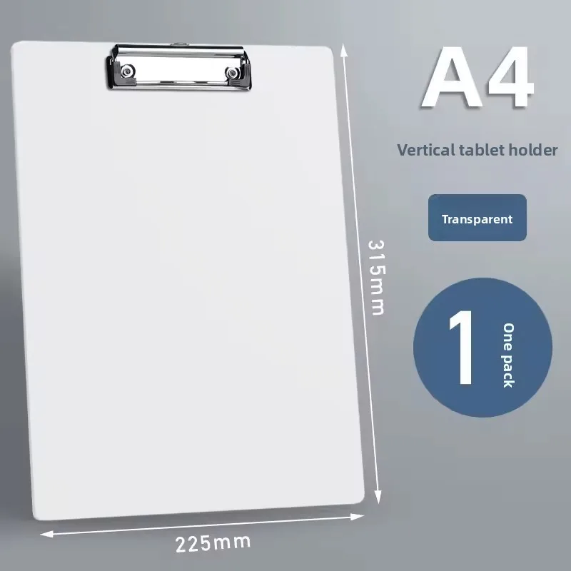 A4 Waterproof Clipboard Writing Pad File Folder Document Holder School Supply