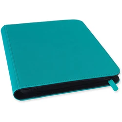 9 Pocket Premium Binder with Zipper for 360 Cards - Side Loading Pockets for Trading Card Games TCG (SKY BLUE)