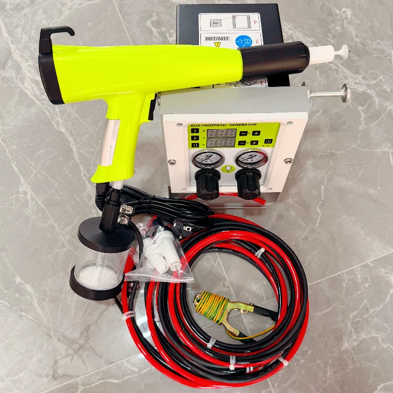 Testing Powder Coating Machine / A Whole Set of Electrostatic Generator with Hopper Spray Gun