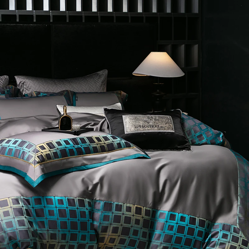 Deeo grijs patchwork dekbedove - Duvet Cover Sets With Zipper recensie en prijs