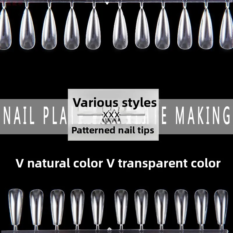 480pcs Nail Tips for Nail Color Display Book, Color Display Chart Nail Card for Colorful Nail Polish DIY Training Practicing