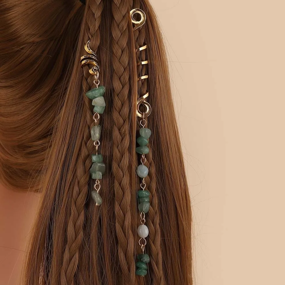 

Styling Hair Accessories Dreadlock Hair Jewelry Metal Braid Headdress Hip-hop Dangle Dreadlock Side Clip Sweet Long Tassel