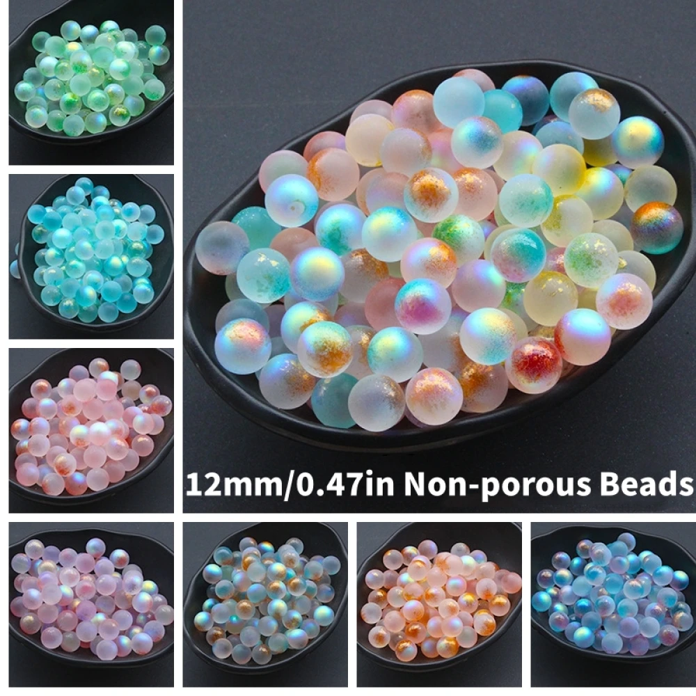 10pcs Glass Marbles With Starry Speckles, Fun Marble Games Accessories, Decoration For Aquarium, Yard, Bonsai, Pathway