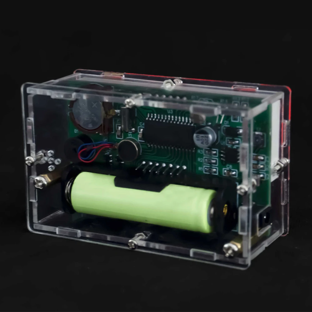 DIY elektronische Uhr Multifunktions-Digitaluhr mit Netzteilkabel DIY elektronisches Lötset