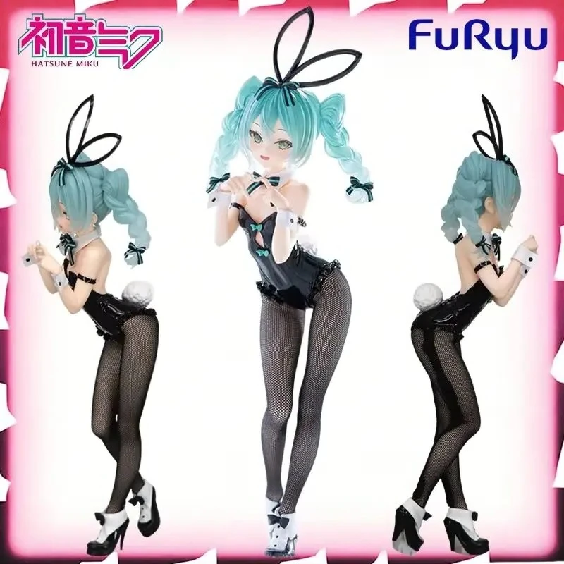 

Оригинальная фигурка FuRyu BiCute Bunnies Hatsune Miku в костюме кролика с черными чулками, версия с оригинальной иллюстрацией Rurudo, в наличии